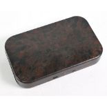 Hardy Neroda Fly Box, original oxblood finish. 6 ¼” x 3 ¾” with chenille bars, good catch and hinge,