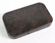 Hardy Neroda Fly Box, original oxblood finish. 6 ¼” x 3 ¾” with chenille bars, good catch and hinge,