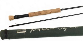 Shakespeare Extra Power Special 1785 301 carbon trout fly rod, 3m 2pc line 7/8#, alloy uplocking