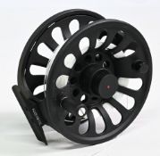 Vision 910 Deep Salmon fly reel 4” dia’ in black finish, rear drag adjuster, lightweight