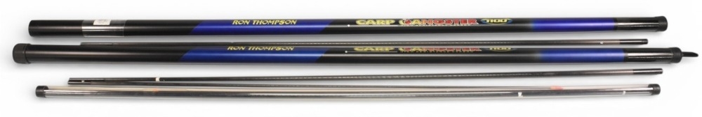 2x Ron Thompson Gangster 11m Carp Pole Top Kit, good used