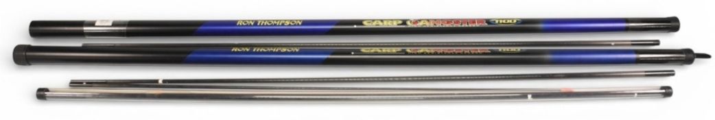 2x Ron Thompson Gangster 11m Carp Pole Top Kit, good used