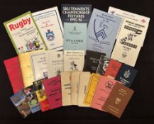 Rugby Club and County etc Fixture Cards and so on (26): From Blackwood (2), Bargoed (2),
