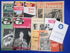 1965/66 ASK Vorwarts Berlin v Manchester United match programme plus FUWO football magazine 19