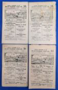 1948 Wigan Rugby League A Team Programmes, v Oldham 10th Jan 1948, v Workington Town 13th March