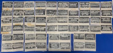 2x Fleetway Publications Cards Football Teams 1958/59 1959/60 - sets of 28 complete, some with