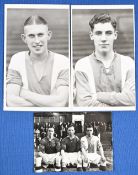 Pre-War b&w photos of Oldham Athletic players, all postcard size, 1938 J. W. Smith, 1938 W.