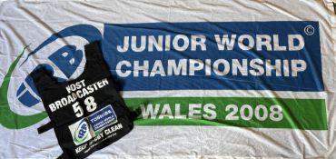 2008 and 2009 IRB Junior World Championship in Wales and Japan: Large Flag for the former, host
