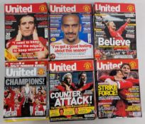 2001-2006 Manchester United Official Magazines, a good clean collection to include part and full