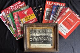 1946-2007 Llanelli and Scarlets Rugby Memorabilia (Qty): Supporters’ Club official badges, 46-7,