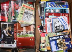 Wrexham FC Football programmes from the eighties onwards including 100 Homes and 120 Aways. Mixed