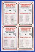 Manchester United 1978/79 reserves homes Manchester City, Huddersfield Town, Blackpool, Bolton