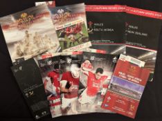 1999 onwards Wales Autumn Tests Rugby Programmes and Tickets etc (9+): v S Africa 1999 (first