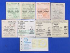 TICKETS: Selection of England international match tickets 1956 Brazil, 1958 Scotland (schools), 1959