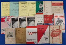 Wigan Rugby League Programmes, Booklets and Handbooks: to include Sullivans Boys in Action, Cherry