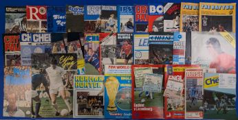 1970-1980s Football Programmes: to include Testimonial Eddie Gray Leeds 1979, Norman Hunter 1975,