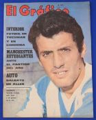 1968 Americas/European Club Championship Estudiantes v Manchester Utd Argentinian magazine 'El