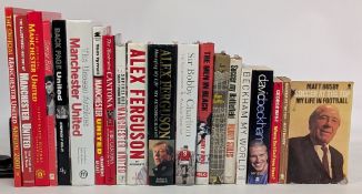 Manchester Unted Football Book Collection - hardback books of Alex Ferguson Managing My Life, Soccer
