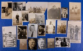 20x Early Wigan Rugby League Player J Sullivan Photographs, assorted ages and sizes, as a player and