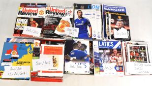 Manchester United match programme collection, 2009/10 homes (4); Blackburn Rovers away, Champions