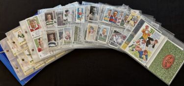 Wide 20th century Rugby Cigarette and Trade Card Miscellany (Qty): To include: Trade Card Set,