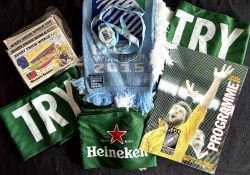 1987 to 2015 RWC Interest Rugby Programme and Merchandise (9): Inaugural RWC 1987, the first,