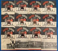 1948/49 Manchester United home match programmes Manchester City, Bournemouth (FAC), Arsenal,