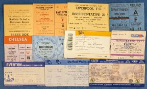TICKETS: Collection of football match tickets to include 1960/61 Sheffield Utd v Blackburn Rovers