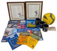 Multi signed Umbro Inspire Shrewsbury Town Football, unidentified signatures, plus Shrewsbury