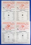 Manchester United 1977/78 home reserves Wolves, Nottingham Forest, WBA, Coventry City, Aston