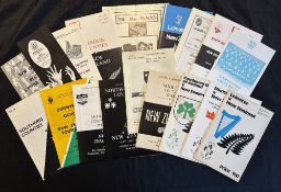 1972-3 and 74 New Zealand in the British Isles Rugby Programmes (18): v W Counties, Cambridge and