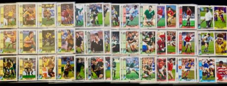 1991 Regina RWC Rugby Card Set: Full set of 166, fully sleeved, comprehensive large-format colour
