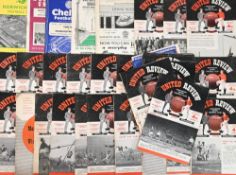 Manchester United match programme collection 1962/63 homes (9), FAC Huddersfield Town, friendly