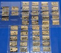 1951 Demorat Chocolate Belgian Football Teams Cards, real photo cards, full set of 45