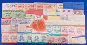 1966-2010 Lancashire Rugby League Cup and Challenge Cup Semi Final and Round Ticket Stubs, mostly
