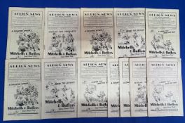 1951-52 West Bromwich Albion Home Fixture Football programmes vol 43, 1951 Manchester United 18th
