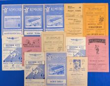 1956-1962 Various Non-League Football Programmes including Oswestry Town v Select XL May 3rd 1956,