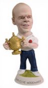 Clive Woodward with RWC 2003 Grogg Rugby Figure by Richard Hughes: The Grogg Shop were able in