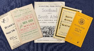 1951-2 S Africa in the UK Rugby Programmes (5): From the juggernaut tour of 75 years back, v