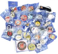 Collection of non-league club pin badges to include 2005 FC United of Manchester, Staveley Miners
