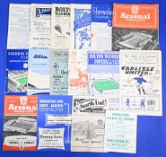 Selection of football programmes 1950/51 Southport v Carlisle United, 1950/51 Oldham Athletic v