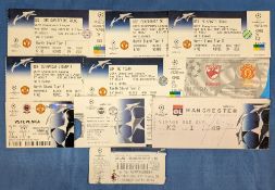 TICKETS: 2004/05 Manchester United Champions League home match tickets v Dinamo Bucharest,