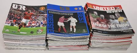 2014-2019 Manchester United Home Football Programmes, a good collection of League, Cup and UEFA
