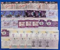 1988-2010 Rugby League Cup Final Ticket Stubs, 1988 x3, 1989 x3, 1990 x4 1991 x3, 1992 x3, 1993