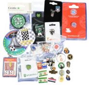 Collection of Manchester United metal pin badges involving European cup competitions Champions