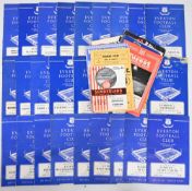 1963/64 Everton complete league season homes (21) plus Leeds United (FAC), Hull City (FAC),
