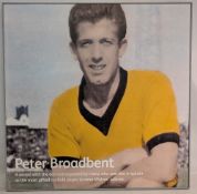 Peter Broadbent Wolverhampton Wanderers Hall of Fame mounted Poster a professionally printed image