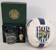 Cyrille Regis West Bromwich Albion Signed Sponsor Football, West Bromwich Building Society, plus a