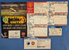 TICKETS: 2002/03 Manchester United Champions League home match tickets v Zalaegerszegt,