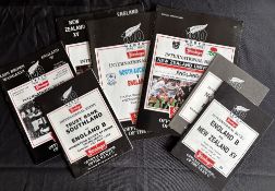 1992 England ‘B’ in NZ Rugby Programmes (8): The full set from the England second-string’s tour to
